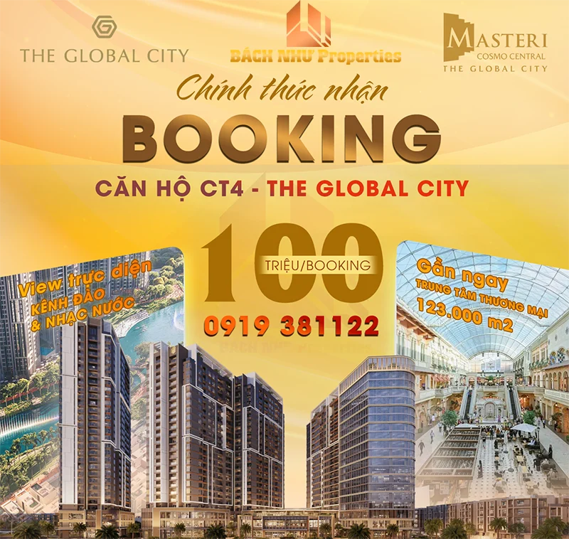 Booking căn hộ CT4 - Bách Như Properties đại lý phân phối chính thức