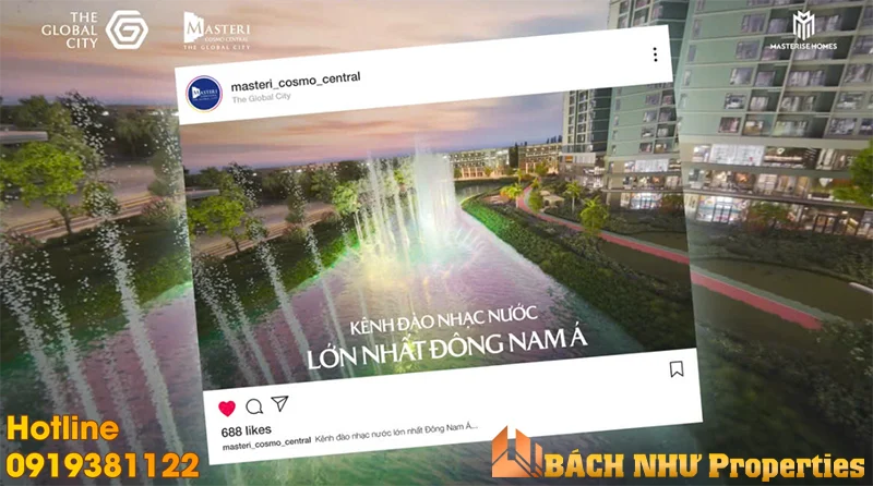 Masteri Cosmo Central tầm nhìn biểu tượng - Bách Như Properties