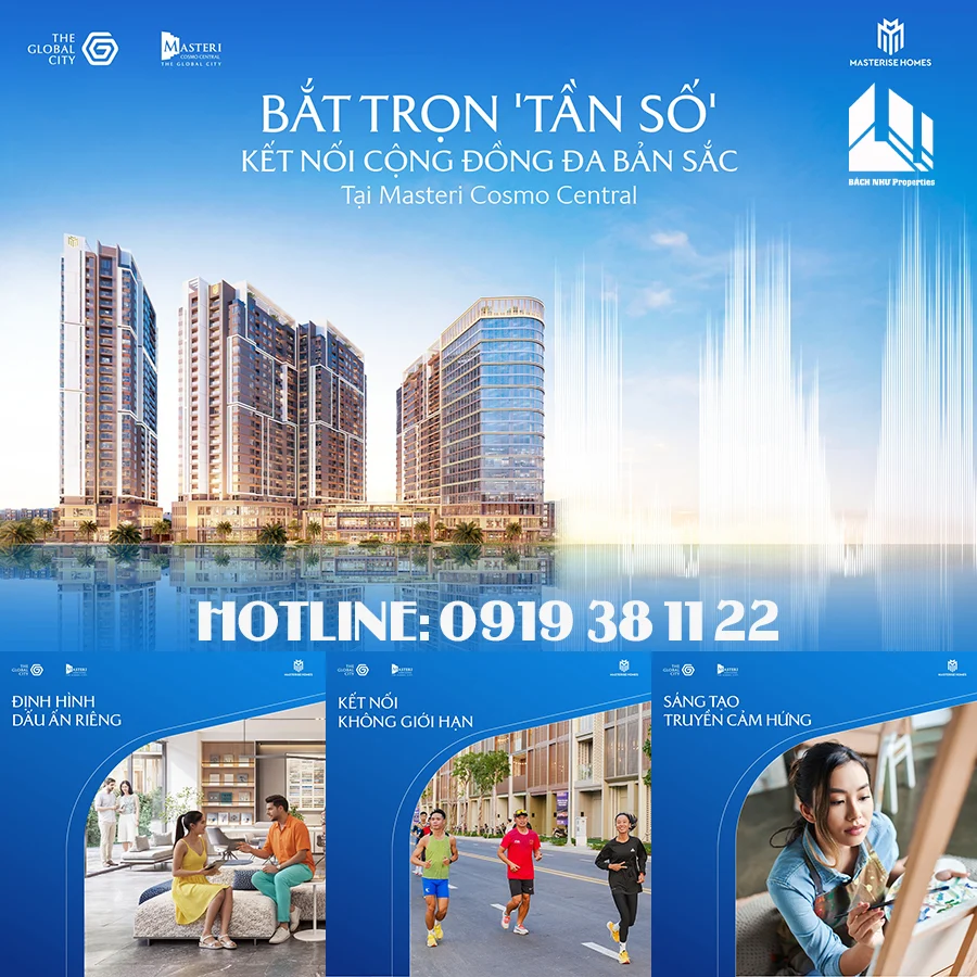 Cộng đồng đa bản sắc Masteri Cosmo Central - Bách Như Properties