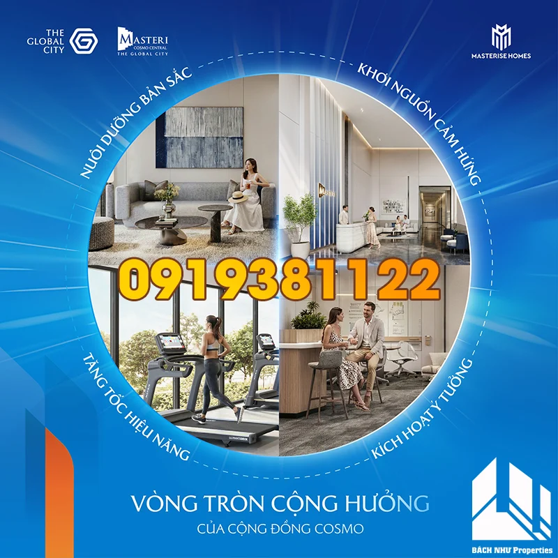 Vòng tròn cộng hưởng Masteri Cosmo Central - Bách Như Properties