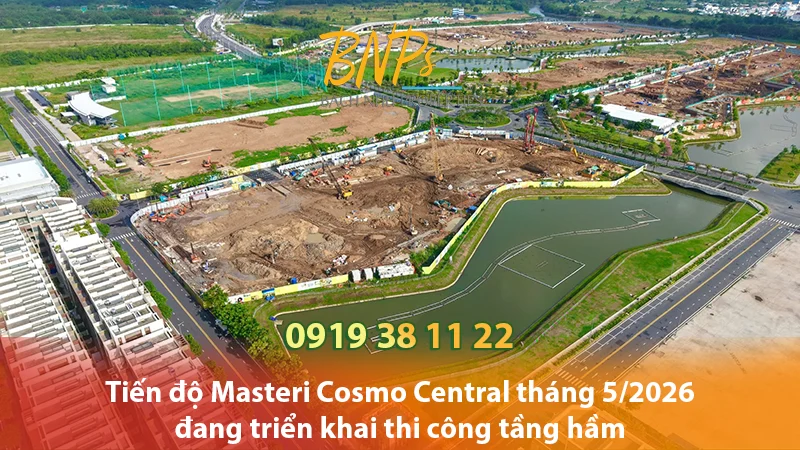 Tiến độ CT4 Masteri Cosmo Central T52026 - Bách Như Properties - BNPs