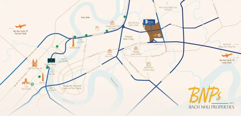 Vị Trí Kim Cương Của Masteri Cosmo Central The Global City – Tâm Điểm Kết Nối Giao Thương