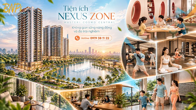 Tiện ích Nexus Zone Masteri Cosmo Central – Không gian sống năng động và đa trải nghiệm - Bách Như Properties - BNP's